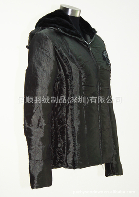 廠家生產供應百褶皺花邊女裝連帽保暖羽絨服制衣工廠訂制加工056圖片,廠家生產供應百褶皺花邊女裝連帽保暖羽絨服制衣工廠訂制加工056圖片大全,佰順羽絨制品(深圳)-5-